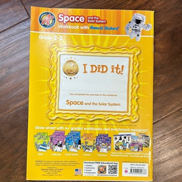 Grade 2-3 Solar System Workbook - Picture 2 of 5